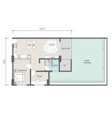 Type B1 - 1427.25 sq ft (792 sq ft + 635 sq ft)